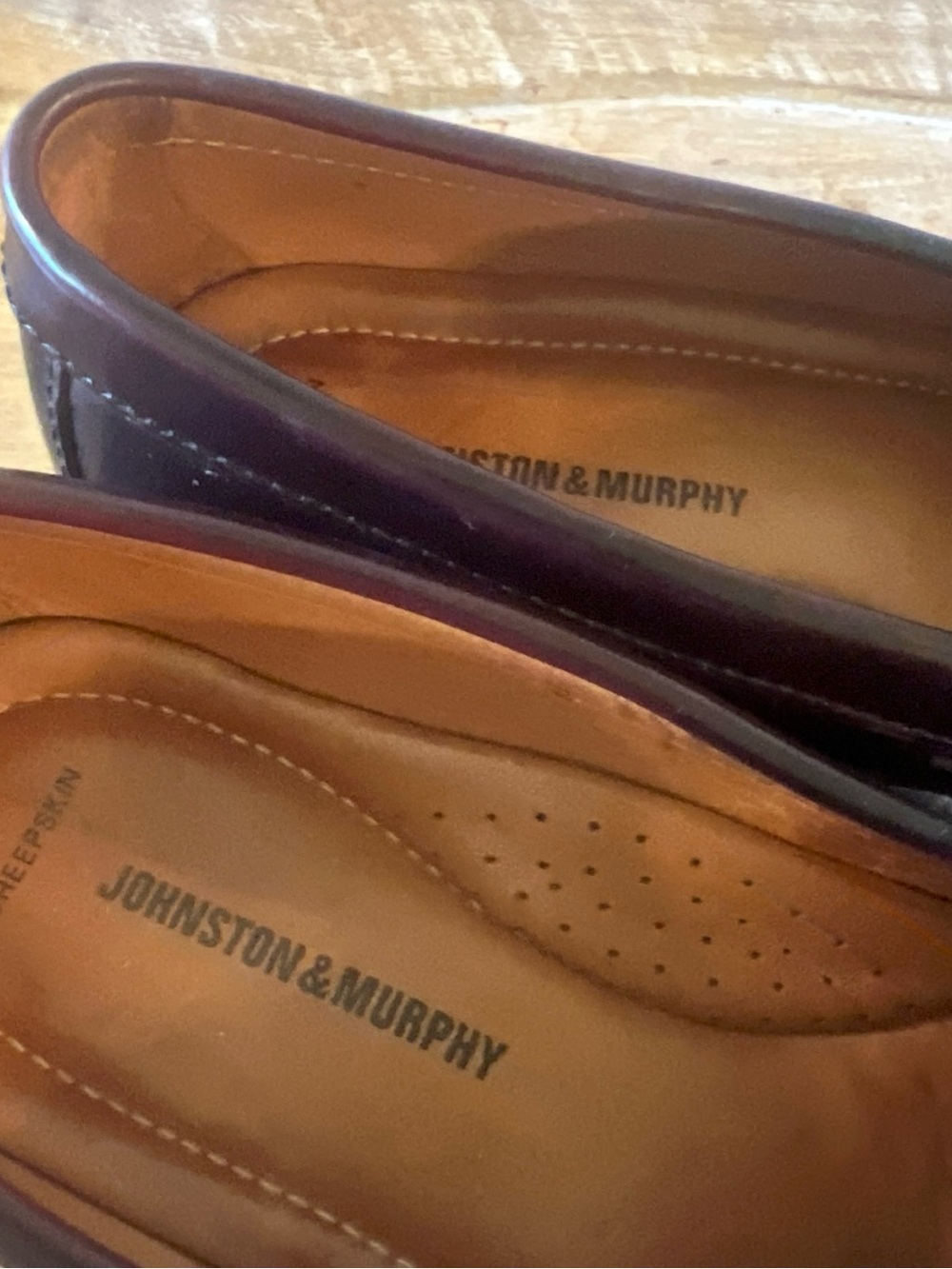 Johnston & Murphy Men's Dark Burgundy Tassel Loafers - Picture 4 of 9